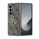 Guess PU 4G metalllogofodral till Samsung Galaxy Z Fold 6 Brun