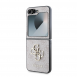 Guess PU 4G metalllogofodral för Samsung Galaxy Z Flip 6 Pink