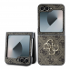 Guess PU 4G metalllogofodral för Samsung Galaxy Z Flip 6 Brown