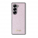 Guess PC/TPU Glitter Flakes metalllogofodral för Samsung Galaxy Z Fold 6 Pink