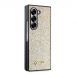 Guess PC/TPU Glitter Flakes metalllogofodral för Samsung Galaxy Z Fold 6 Gold