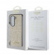 Guess PC/TPU Glitter Flakes metalllogofodral för Samsung Galaxy Z Fold 6 Gold