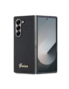 Guess PC/TPU Glitter Flakes metalllogofodral till Samsung Galaxy Z Fold 6 Svart