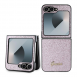 Guess PC/TPU Glitter Flakes metalllogofodral till Samsung Galaxy Z Flip 6 Pink