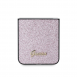 Guess PC/TPU Glitter Flakes metalllogofodral till Samsung Galaxy Z Flip 6 Pink
