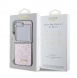Guess PC/TPU Glitter Flakes metalllogofodral till Samsung Galaxy Z Flip 6 Pink