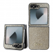 Guess PC/TPU Glitter Flakes metalllogofodral till Samsung Galaxy Z Flip 6 Gold