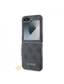 Guess 4G berlockfodral till Samsung Galaxy Z Flip 6 Grå