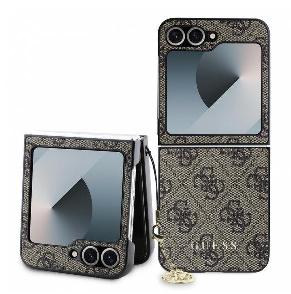 Guess 4G Charm Fodral till Samsung Galaxy Z Flip 6 Brown