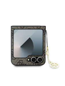 Guess 4G Charm Fodral till Samsung Galaxy Z Flip 6 Brown