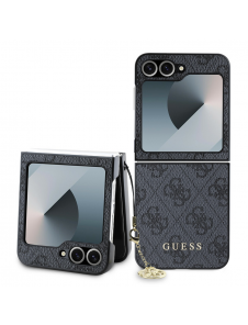 Guess 4G berlockfodral till Samsung Galaxy Z Flip 6 Grå