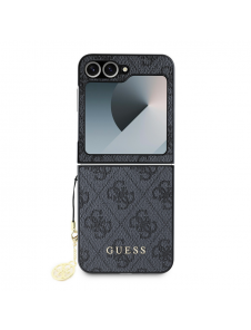 Guess 4G berlockfodral till Samsung Galaxy Z Flip 6 Grå