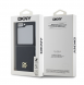DKNY PU Leather Stack Logo Fodral för Samsung Galaxy Z Flip 6 Svart