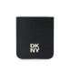 DKNY PU Läder Repeat Pattern Stack Logo Fodral till Samsung Galaxy Z Flip 6 Svart