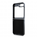 DKNY PU Läder Repeat Pattern Stack Logo Fodral till Samsung Galaxy Z Flip 6 Svart