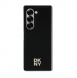 DKNY PU Läder Repeat Pattern Stack Logo MagSafe Fodral för Samsung Galaxy Z Fold 6 Black