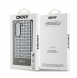 DKNY PU Läder Repeat Pattern Bottom Stripe MagSafe Fodral för Samsung Galaxy Z Fold 6 Brown