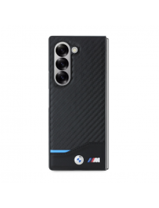 BMW M PU Carbon Blue Line Fodral till Samsung Galaxy Z Fold 6 Svart