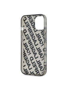 Karl Lagerfeld IML Elektropläterad Repeterad Logotypfodral till iPhone 15 Silver