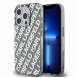 Karl Lagerfeld IML Elektropläterat Repeterad Logotypfodral till iPhone 15 Pro Max Silver