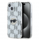 Karl Lagerfeld IML Elektropläterat Karl Head-fodral till iPhone 15 Transparent