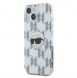 Karl Lagerfeld IML Elektropläterat Karl Head-fodral till iPhone 15 Transparent