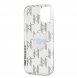 Karl Lagerfeld IML Elektropläterat Karl Head-fodral till iPhone 15 Transparent