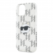 Karl Lagerfeld IML Elektropläterat Choupette-huvudfodral till iPhone 15 Transparent