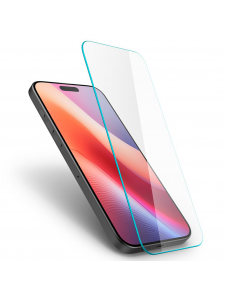 Spigen Glas.tR Smal härdat glas för iPhone 15/16