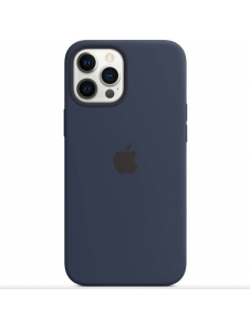 MHLD3ZM/A Apple Silikon Magsafe Skal för iPhone 12 Pro Max Deep Navy