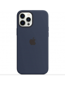 MHLD3ZM/A Apple Silikon Magsafe Skal för iPhone 12 Pro Max Deep Navy