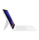 EF-DX725UWE Samsung Book Tangentbordsfodral för Galaxy Tab S9/S9 FE Vit
