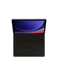 EF-DX725UBE Samsung Book Tangentbordsfodral för Galaxy Tab S9/S9 FE Svart