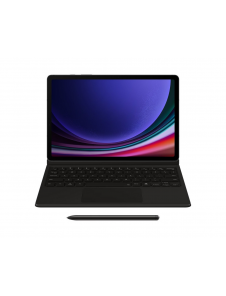 EF-DX725UBE Samsung Book Tangentbordsfodral för Galaxy Tab S9/S9 FE Svart
