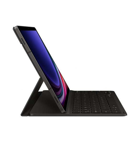 EF-DX720UBE Samsung Book Keyboard Slim Case för Galaxy Tab S9/S9 FE Svart
