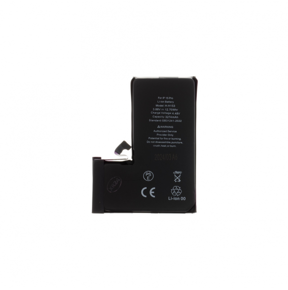 Batteri för iPhone 15 Pro 3274mAh Li-Ion (bulk)