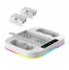 iPega XBS012S multifunktionell laddning och kylning RGB-stativ för Xbox Series S + 2st batterier
