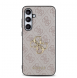 Guess PU 4G metalllogofodral till Samsung Galaxy S24 FE Rosa