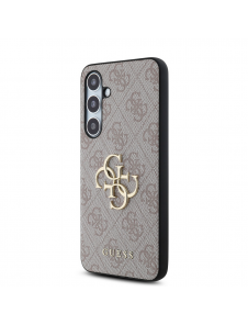 Guess PU 4G metalllogofodral till Samsung Galaxy S24 FE Rosa