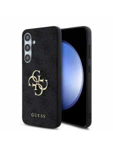 Guess PU 4G metalllogofodral till Samsung Galaxy S24 FE Grå
