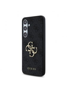 Guess PU 4G metalllogofodral till Samsung Galaxy S24 FE Grå