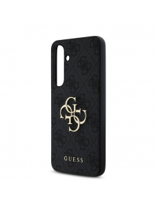 Guess PU 4G metalllogofodral till Samsung Galaxy S24 FE Grå