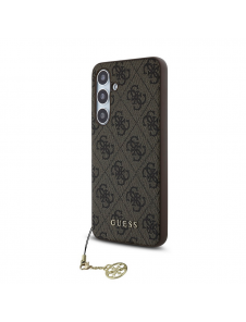 Guess 4G berlockfodral till Samsung Galaxy S24 FE Brun