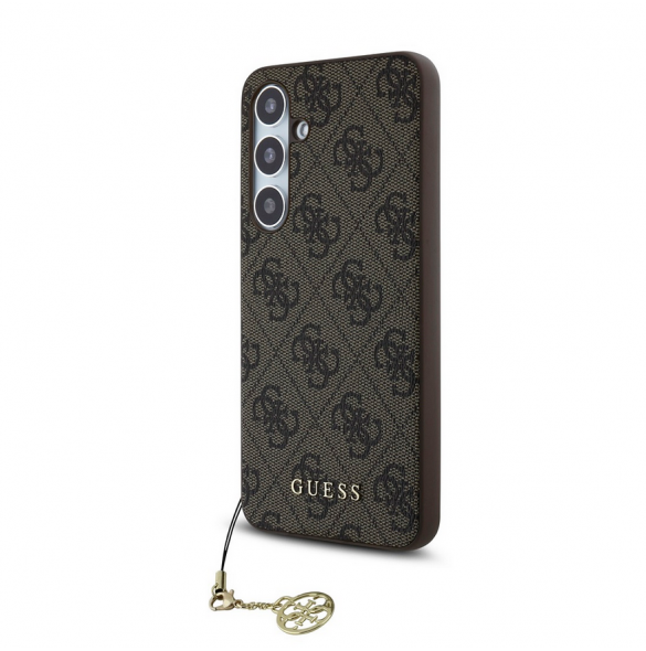 Guess 4G berlockfodral till Samsung Galaxy S24 FE Brun