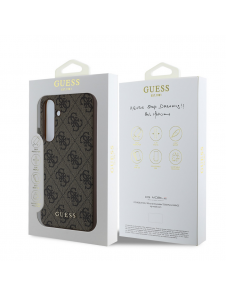 Guess 4G berlockfodral till Samsung Galaxy S24 FE Brun
