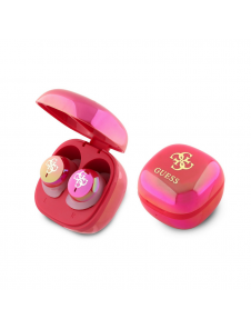 Guess 4G Logotyp Mini TWS trådlösa hörlurar Rosa