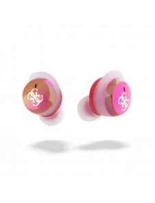Guess 4G Logotyp Mini TWS trådlösa hörlurar Rosa