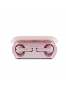Guess långsträckta metalliska ENC TWS trådlösa hörlurar Rosa