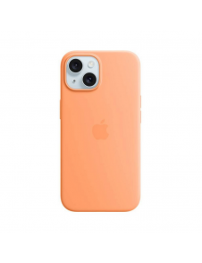 MT0W3ZM/A Apple Silikon Magsafe Skal till iPhone 15 Orange Sorbet