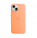 MT0W3ZM/A Apple Silikon Magsafe Skal till iPhone 15 Orange Sorbet